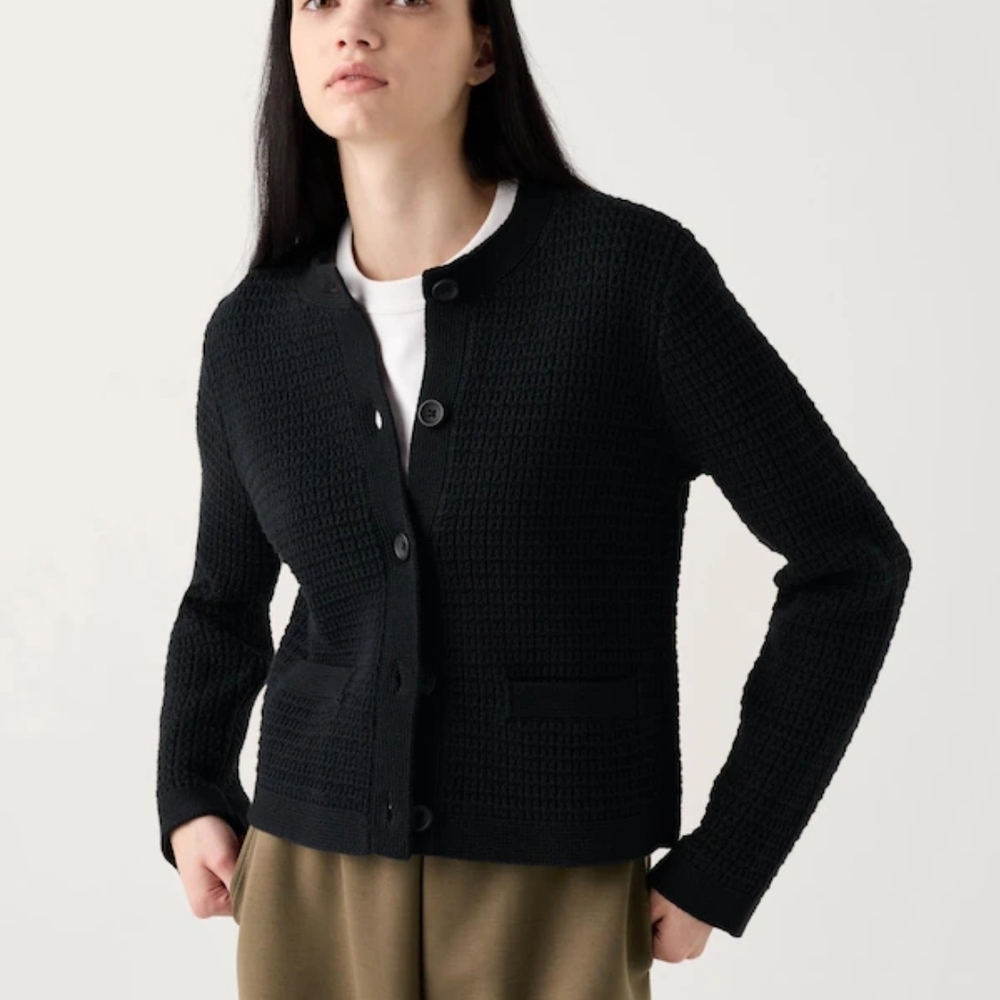 ISO Uniqlo Knitted Short Jacket Cardigan